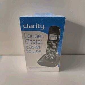 Clarity D702 Amplified Cordless Phone for Seniors Extension Hand Set. Open Box